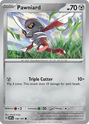 148/197 Pawniard - Obsidian Flames by Poké Zen DXB on MYNTED