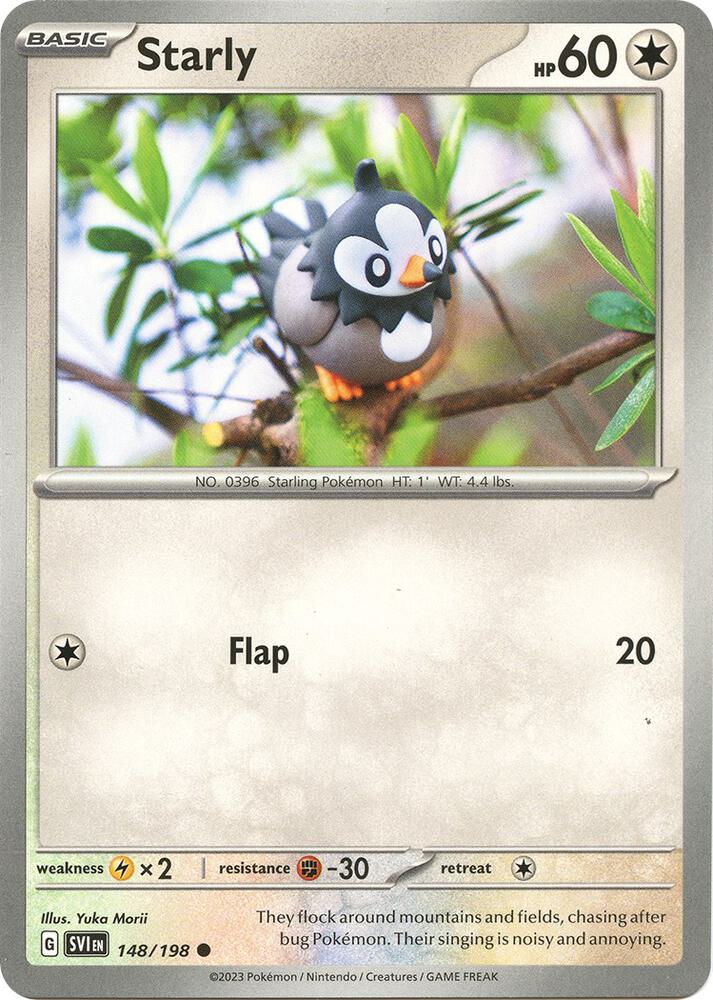 148/198 Starly Normal · Scarlet & Violet (SVI) by PokeMarsi on MYNTED