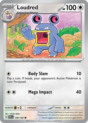 149/182 Loudred - Reverse Holo - Paradox Rift by Poké Zen DXB on MYNTED