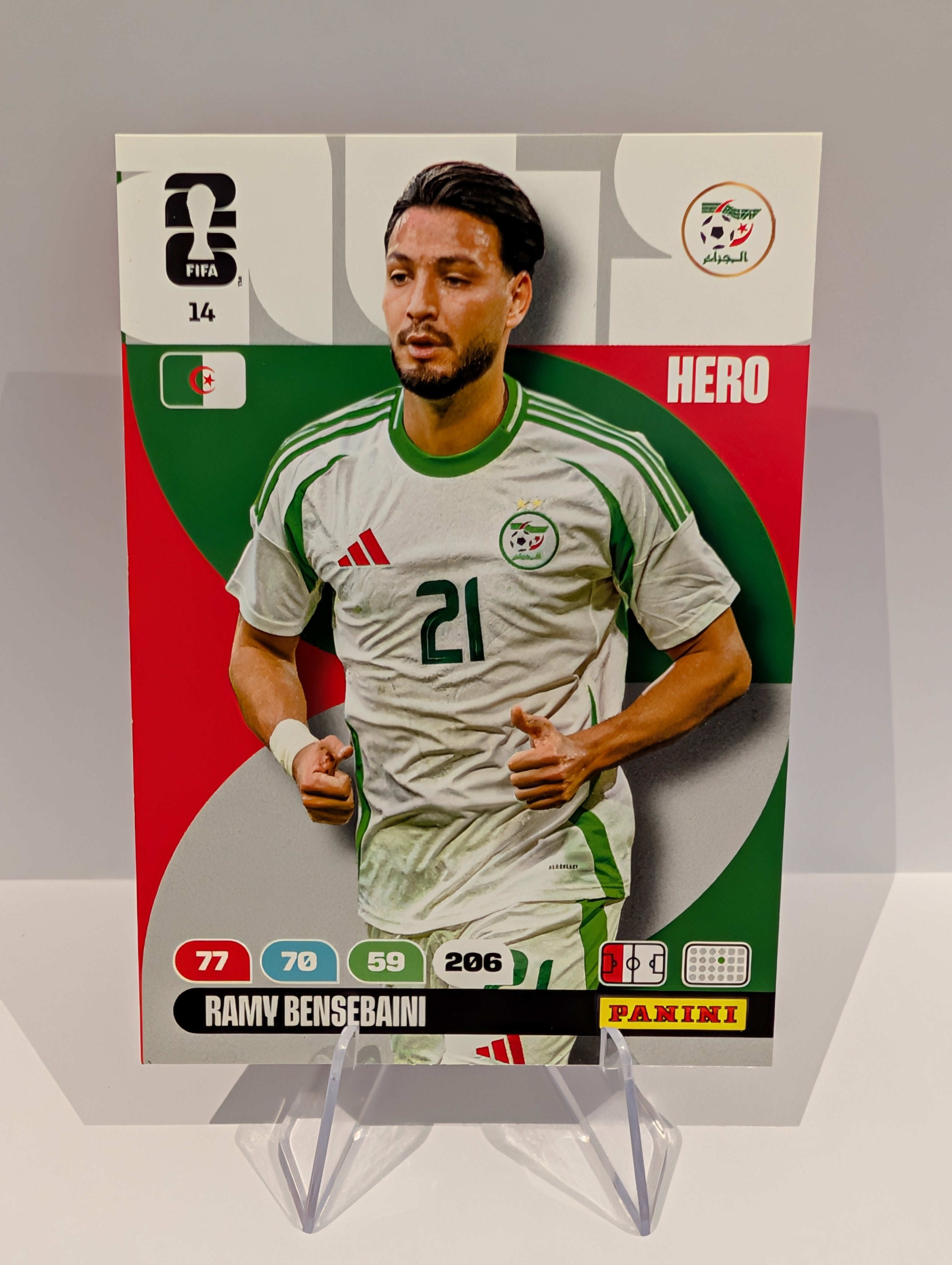 14 Ramy Bensebaini - Algeria - Panini Adrenalyn XL World Cup 2026
