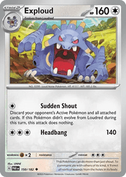 150/182 Exploud - Paradox Rift by Poké Zen DXB on MYNTED