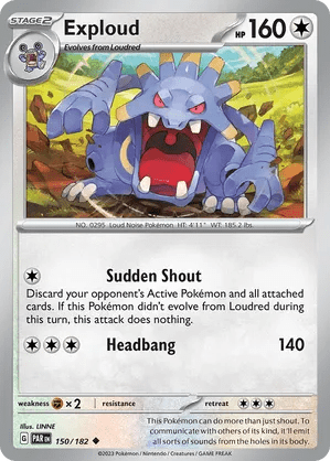 150/182 Exploud - Paradox Rift by Poké Zen DXB on MYNTED
