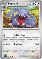 150/182 Exploud Reverse Holo · Paradox Rift (PAR) by PokeMarsi on MYNTED