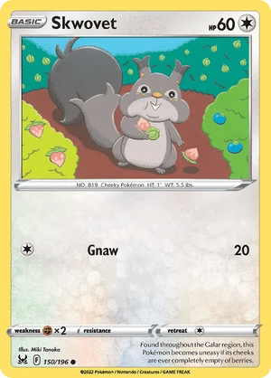 150/196 Skwovet - Lost Origin by Poké Zen DXB on MYNTED