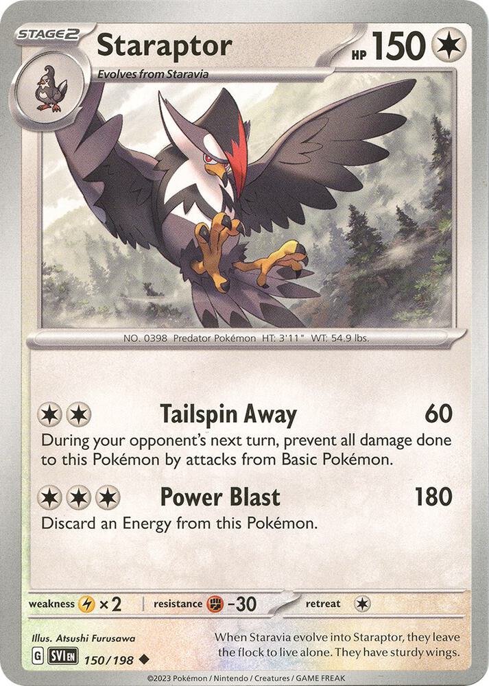 150/198 Staraptor Normal · Scarlet & Violet (SVI) by PokeMarsi on MYNTED