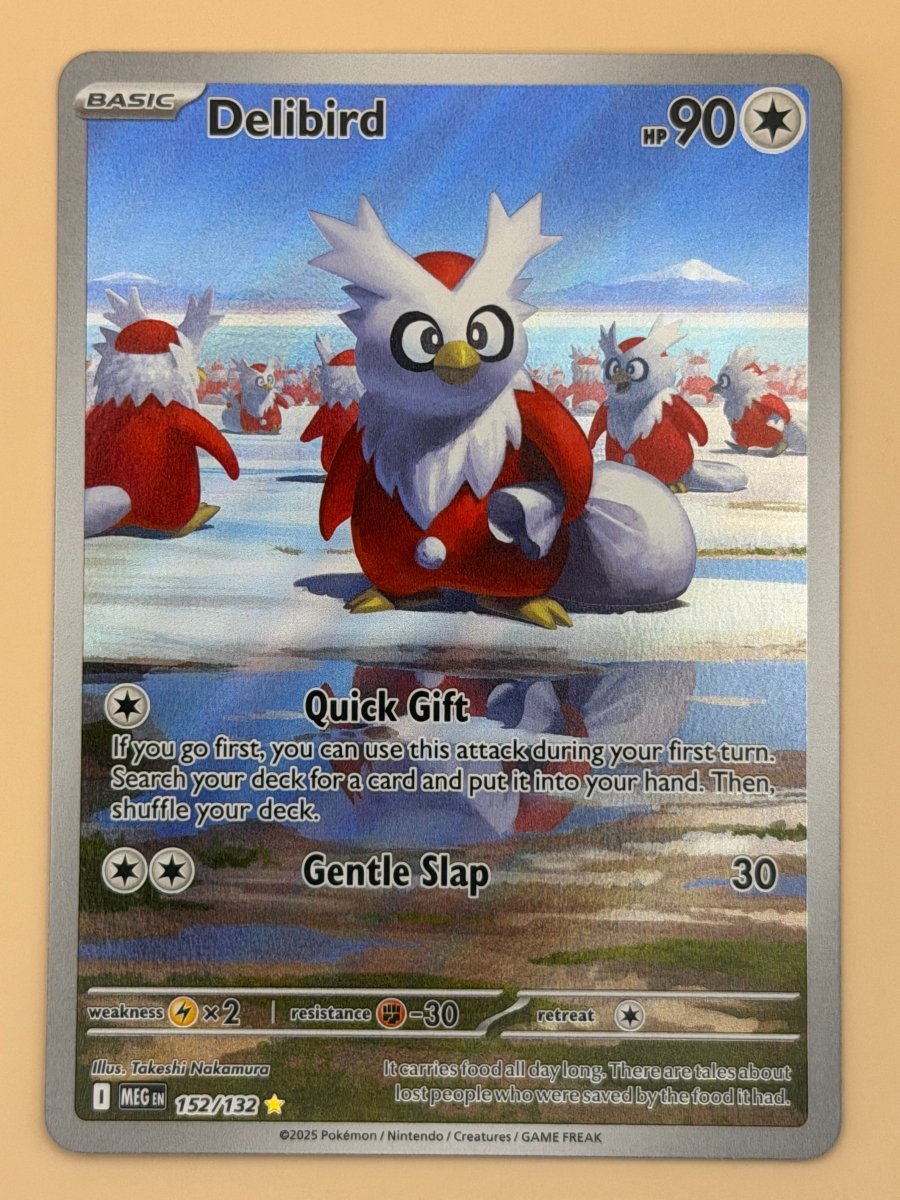 152/132 Delibird - Mega Evolution by Poké Zen DXB on MYNTED