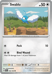 152/182 Swablu - Reverse Holo - Paradox Rift by Poké Zen DXB on MYNTED