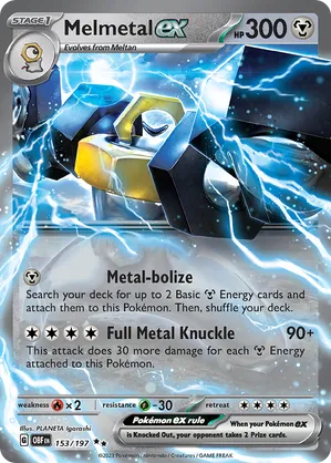 153/197 Melmetal ex - Obsidian Flames by Poké Zen DXB on MYNTED