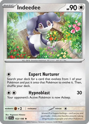 153/198 Indeedee - Scarlet & Violet by Poké Zen DXB on MYNTED
