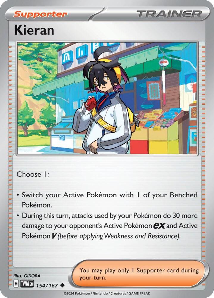 154/167 · Kieran · Normal (TWM) by Dusk TCG on MYNTED