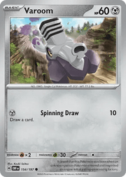 154/197 Varoom - Reverse Holo - Obsidian Flames by Poké Zen DXB on MYNTED