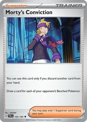 155/162 Morty's Conviction - Reverse Holo - Temporal Forces by Poké Zen DXB on MYNTED