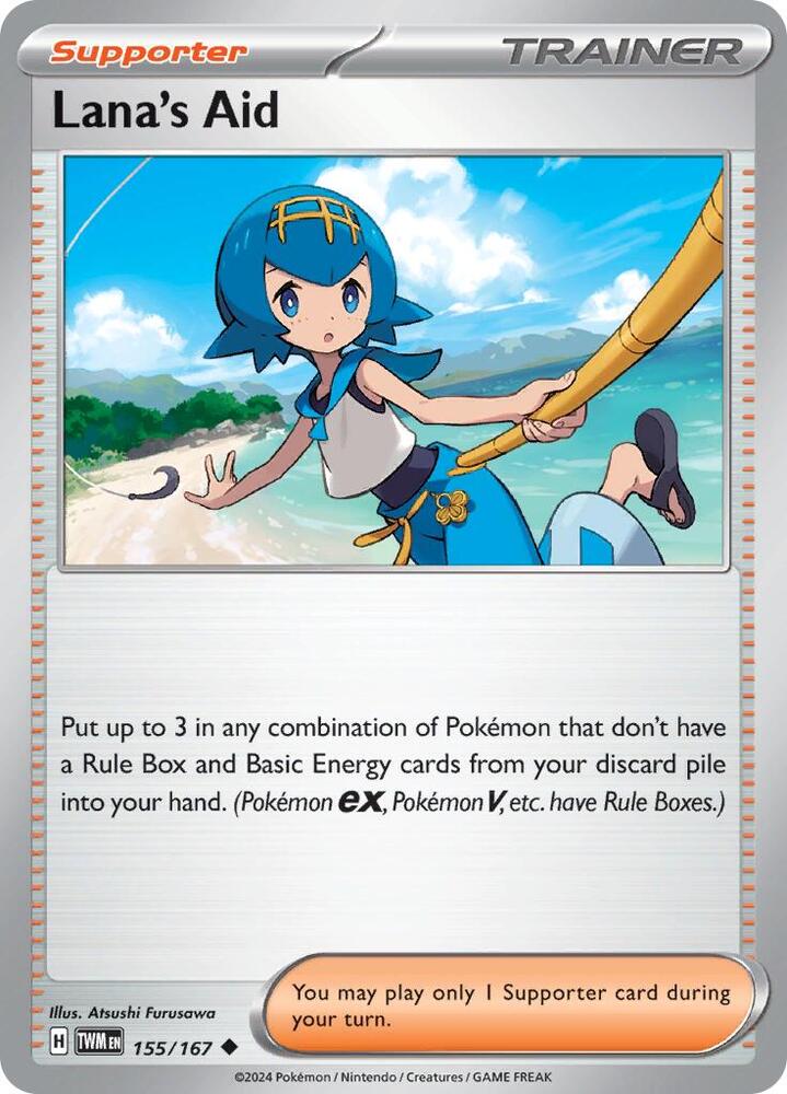 155/167 · Lana's Aid · Normal (TWM) by Dusk TCG on MYNTED
