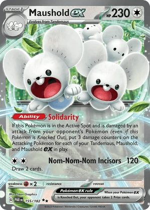 155/182 Maushold ex - Paradox Rift by Poké Zen DXB on MYNTED
