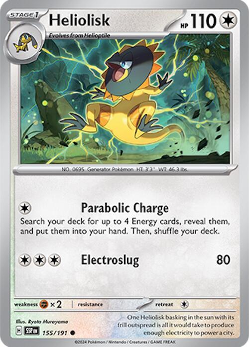 155/191 Heliolisk Normal · Surging Sparks (SSP) by PokeMarsi on MYNTED