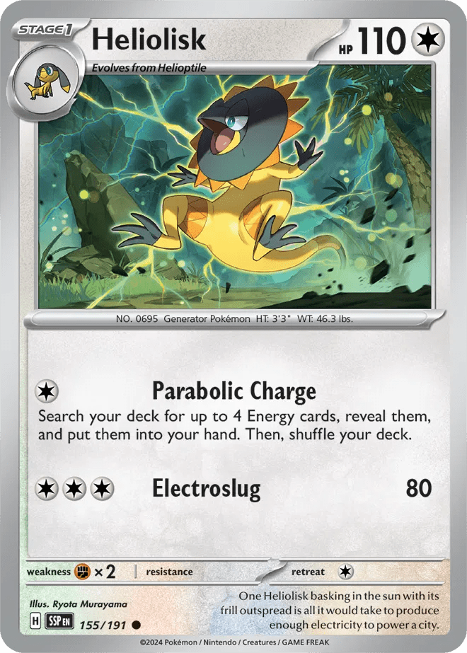 155/191 Heliolisk - Surging Sparks by Poké Zen DXB on MYNTED
