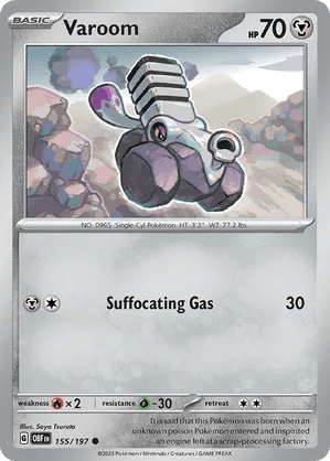 155/197 Varoom - Obsidian Flames by Poké Zen DXB on MYNTED