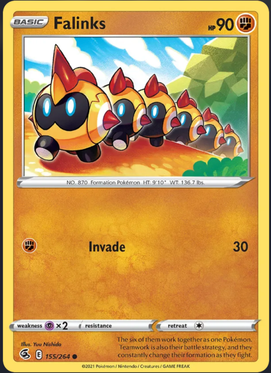 155/264 Falinks - Reverse Holo - Fusion Strike by Poké Zen DXB on MYNTED