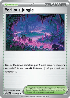 156/162 Perilous Jungle - Reverse Holo - Temporal Forces by Poké Zen DXB on MYNTED