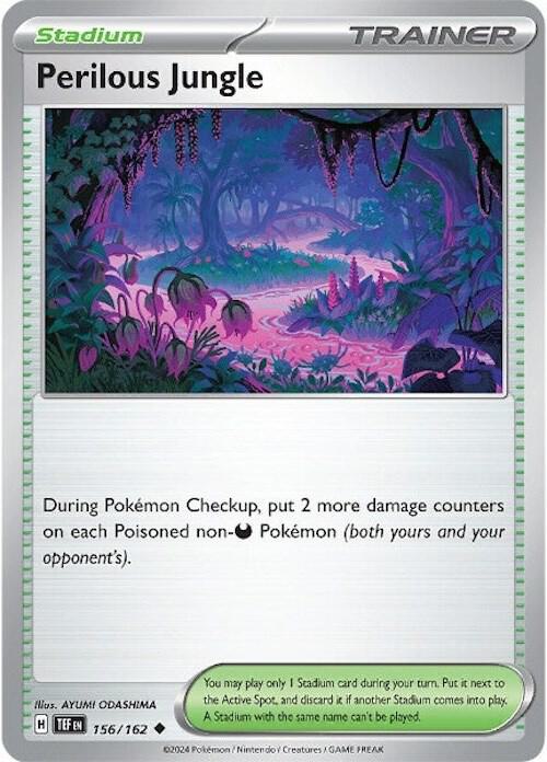156/162 Perilous Jungle Trainer Stadium Normal · Temporal Forces (TEF) by PokeMarsi on MYNTED