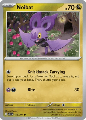156/217 Noibat - Ascended Heroes by Poké Zen DXB on MYNTED