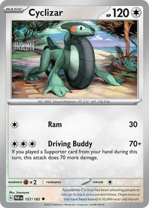 157/182 Cyclizar - Paradox Rift by Poké Zen DXB on MYNTED
