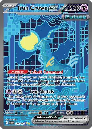 158/131 Iron Crown ex - Prismatic Evolutions by Poké Zen DXB on MYNTED