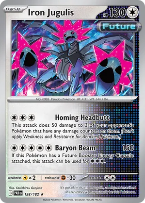 158/182 Iron Jugulis - Paradox Rift by Poké Zen DXB on MYNTED