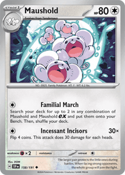 158/191 Maushold - Surging Sparks by Poké Zen DXB on MYNTED