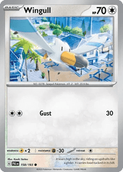 158/193 Wingull - Reverse Holo - Paldea Evolved by Poké Zen DXB on MYNTED