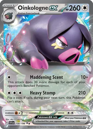 158/198 Oinkologne ex - Scarlet & Violet by Poké Zen DXB on MYNTED