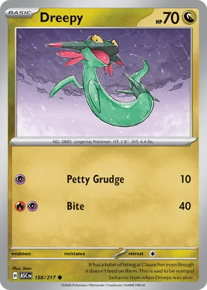 158/217 Dreepy - Ascended Heroes by Poké Zen DXB on MYNTED