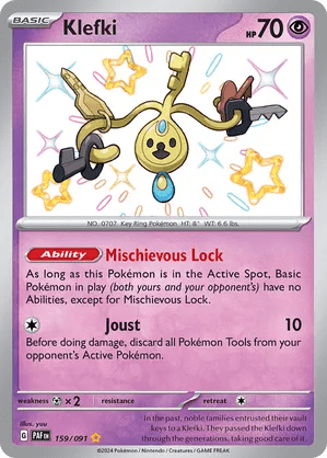 159/091 Klefki - Paldean Fates by Poké Zen DXB on MYNTED
