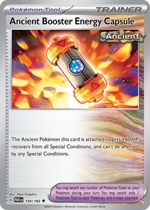 159/182 Ancient Booster Energy Capsule - Reverse Holo - Paradox Rift by Poké Zen DXB on MYNTED