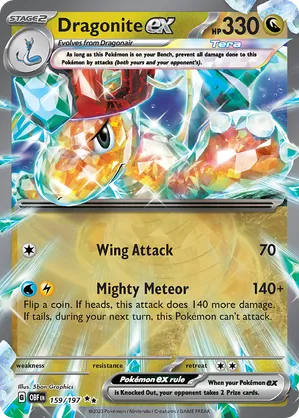 159/197 Dragonite ex - Obsidian Flames by Poké Zen DXB on MYNTED