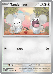 159/198 Tandemaus - Scarlet & Violet by Poké Zen DXB on MYNTED