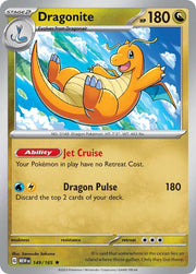 Pokemon -Dragonite 149/165 - Pokemon 151 -  Holo
