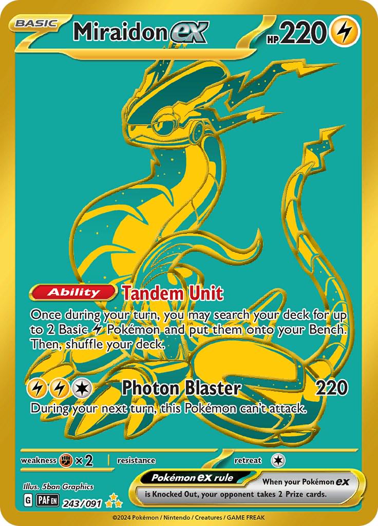 Miraidon EX #243 - Paldean Fates
