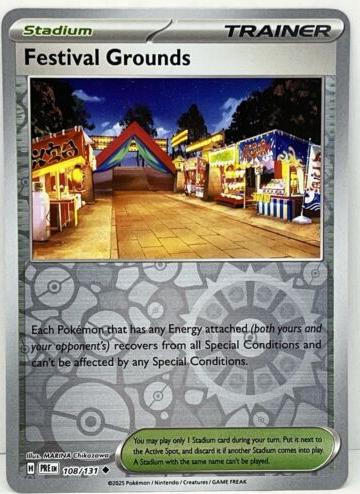 Festival Grounds [Reverse] #108 Pokemon Prismatic Evolutions