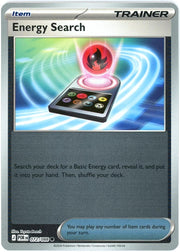 Energy Search [Reverse Holo] #72 Pokemon Perfect Order