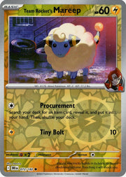 Team Rocket's Mareep [Reverse Holo] #72 Pokemon Destined Rivals