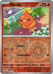 Torchic [Reverse Holo] #40 Pokemon Destined Rivals
