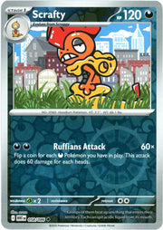 Scrafty [Reverse] #58 Pokemon White Flare