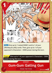Gum-Gum Gatling Gun OP13-021 One Piece Carrying on His Will