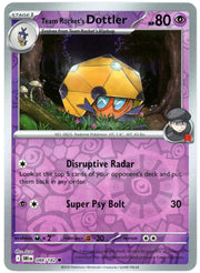 Team Rocket's Dottler [Reverse Holo] #88 Pokemon Destined Rivals
