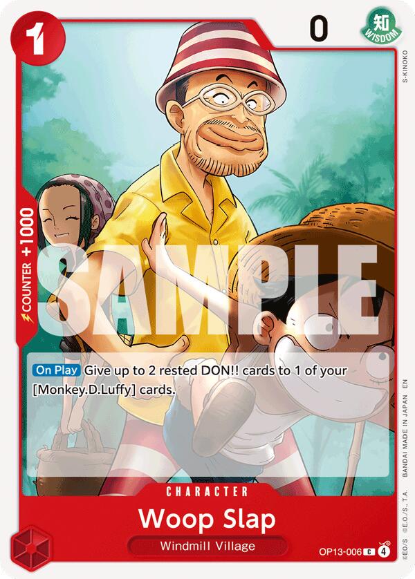Woop Slap OP13-006 One Piece Carrying on His Will