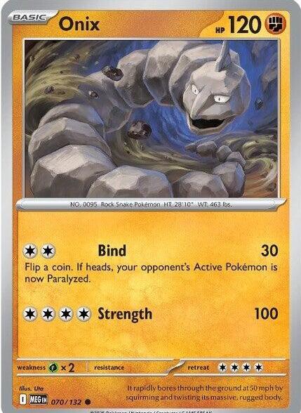 Onix [Reverse Holo] #70 Pokemon Mega Evolution
