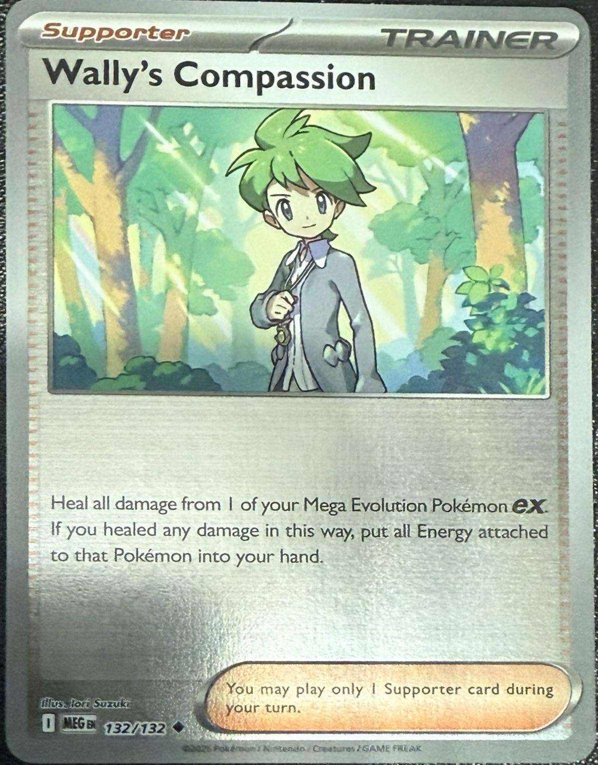 Wally's Compassion [Reverse Holo] #132 Pokemon Mega Evolution