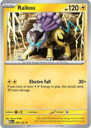 Raikou #48 Pokemon Mega Evolution HOLO