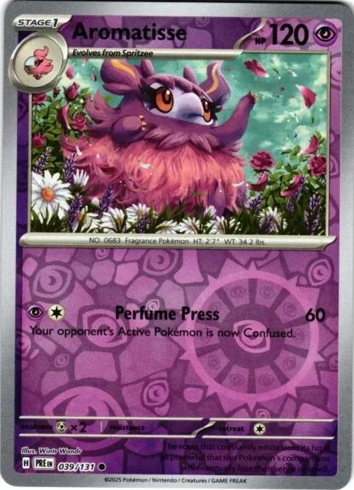 Aromatisse [Reverse] #39 Pokemon Prismatic Evolutions